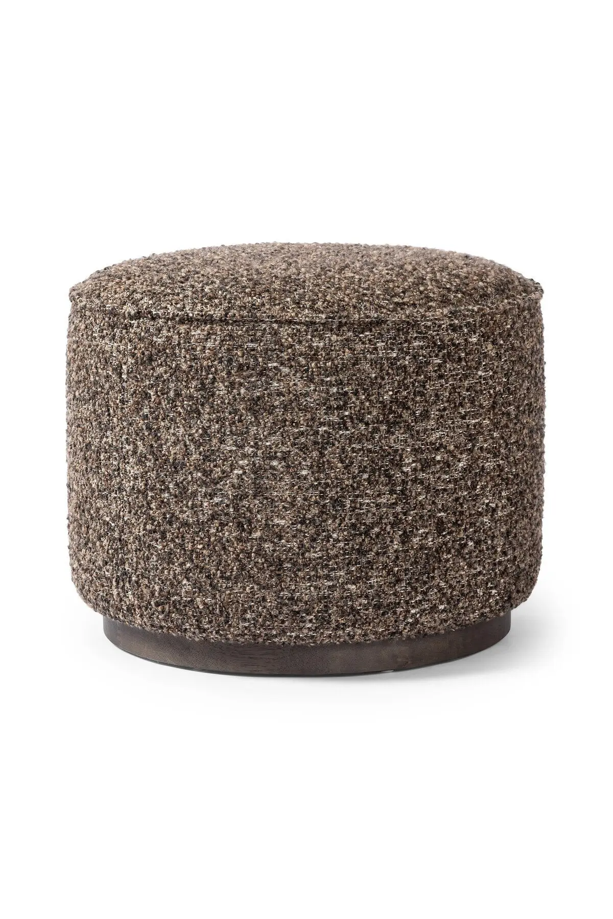 Sinclair Round Ottoman - Sienna Brown - Image 3