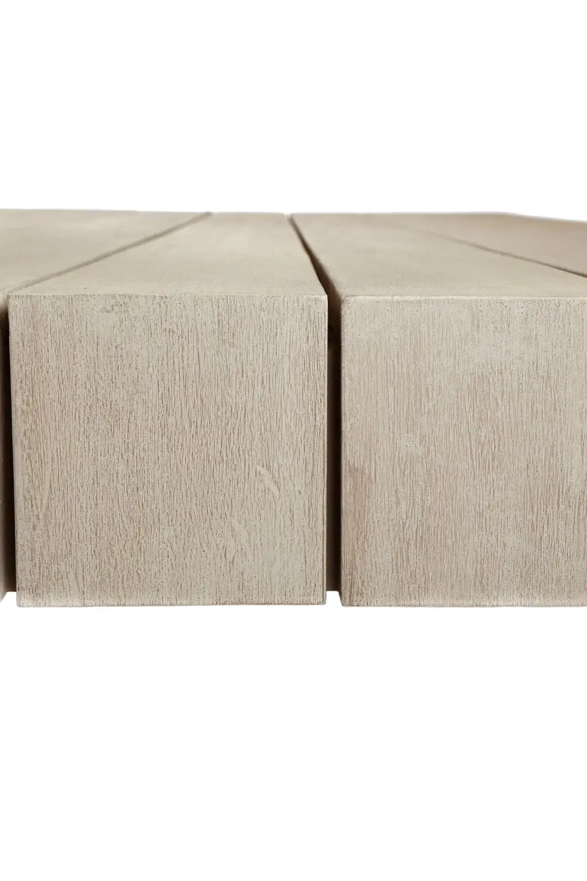 Sonora Outdoor Dining Table - Weathered Grey - Image 8