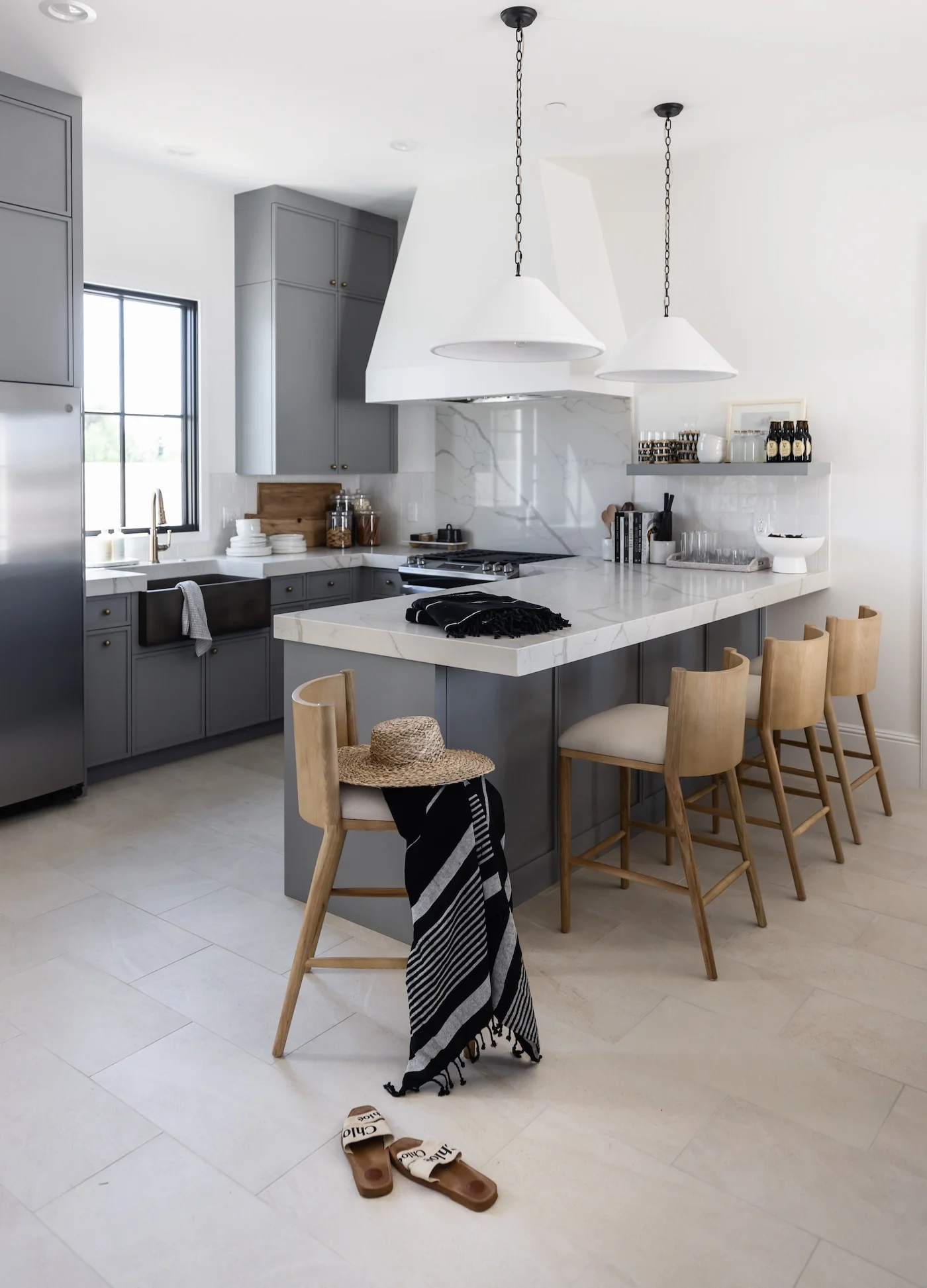 Southern Living Billie Concrete Pendant - Image 4
