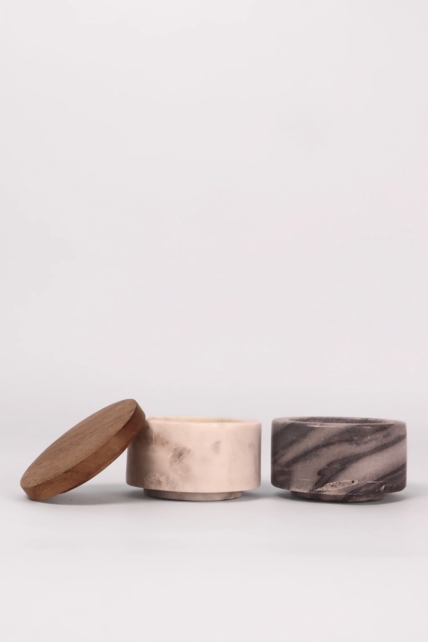 Stacked Marble Salt and Pepper Cellar - Image 3