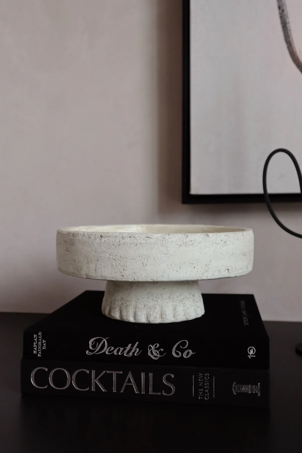 Stoneware Pedestal Bowl