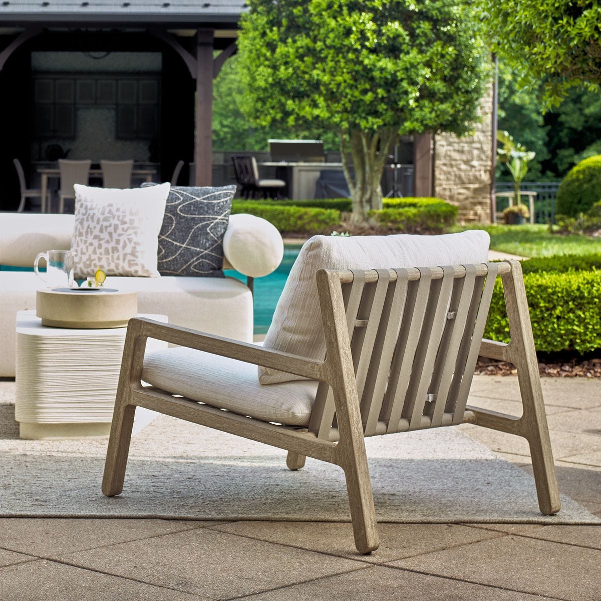 Strapped Outdoor Lounge Chair - Image 13