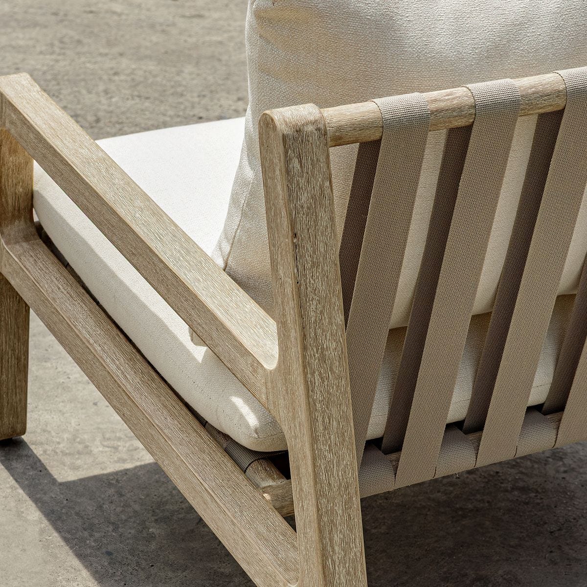 Strapped Outdoor Lounge Chair - Image 2