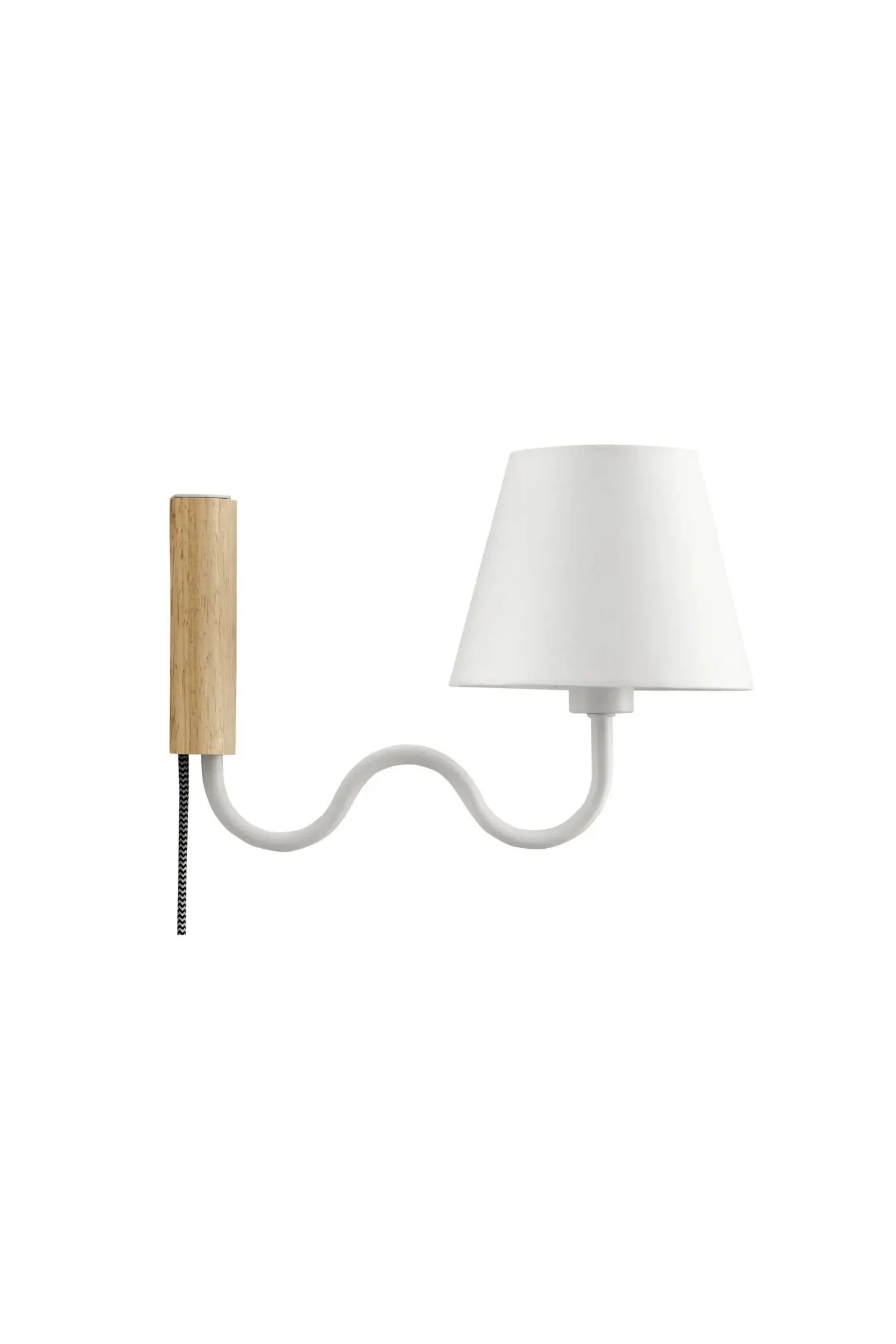 Sunlit Squiggle Arm Wall Sconce