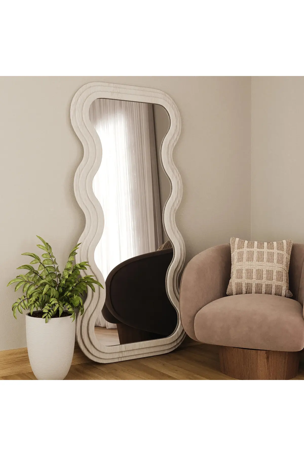 Swirl Floor Mirror - Image 2