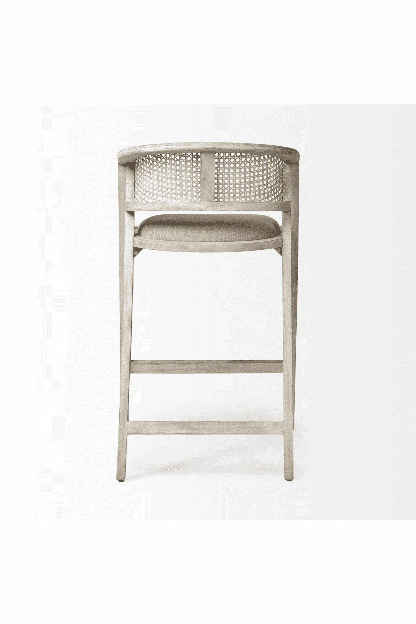 Tabitha Bar Stool - White - Image 4