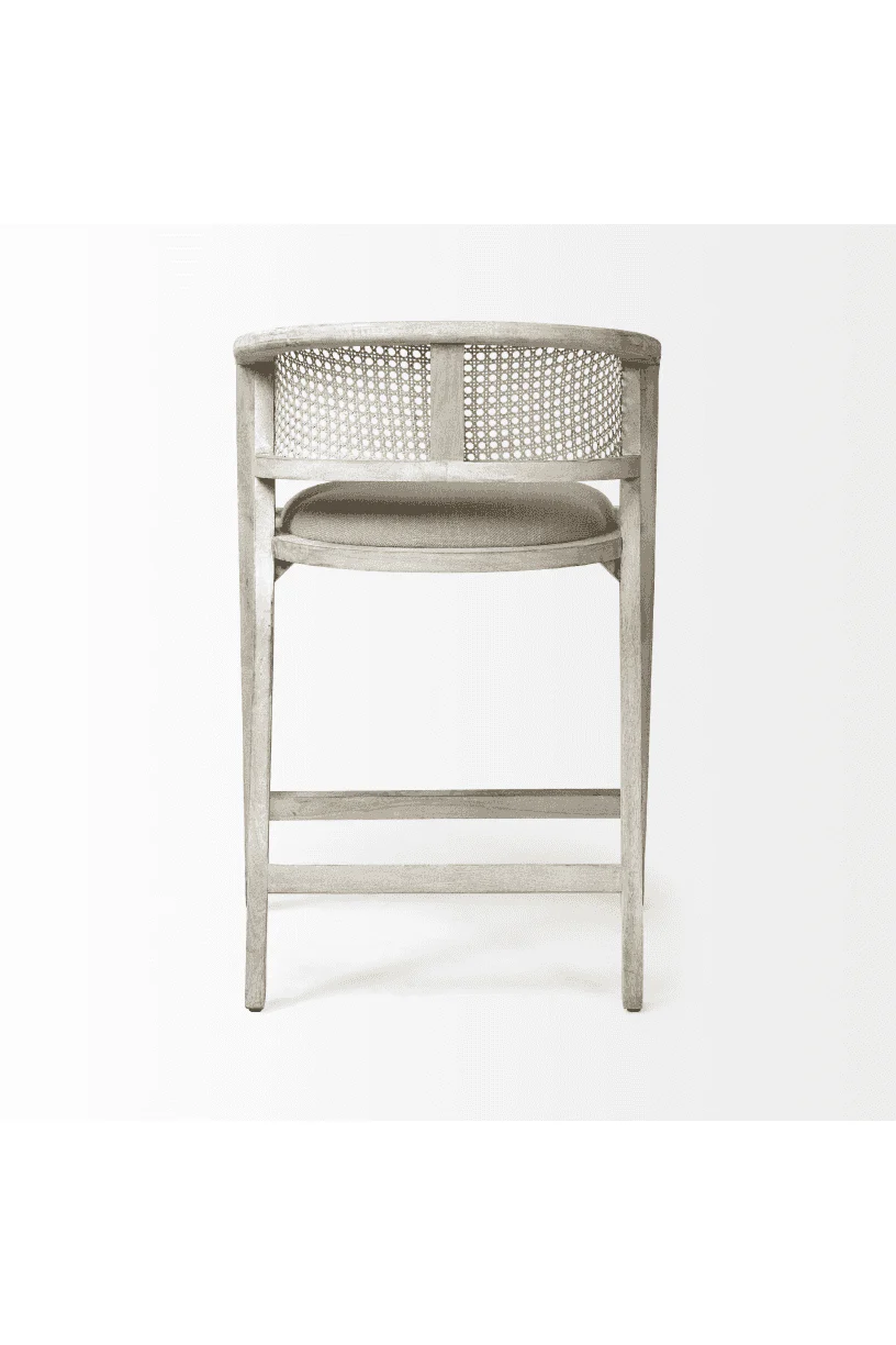 Tabitha Counter Stool - White - Image 4