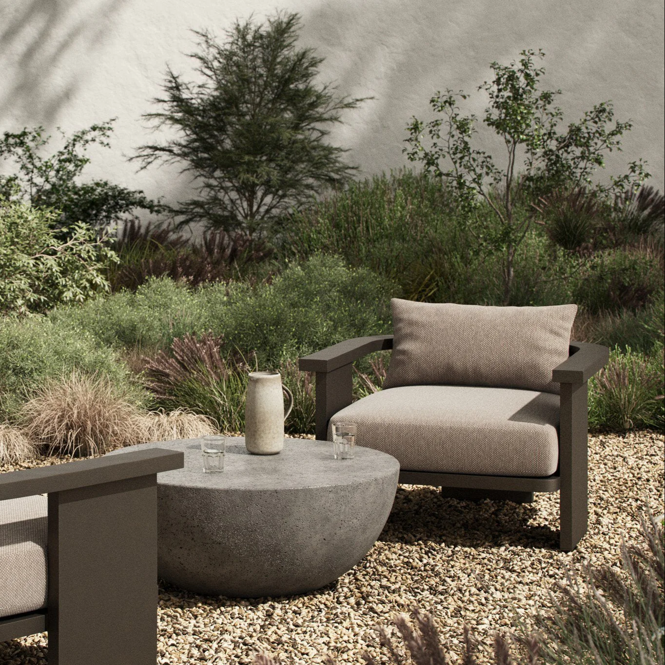 Tahana Outdoor Metal Chair - Image 2