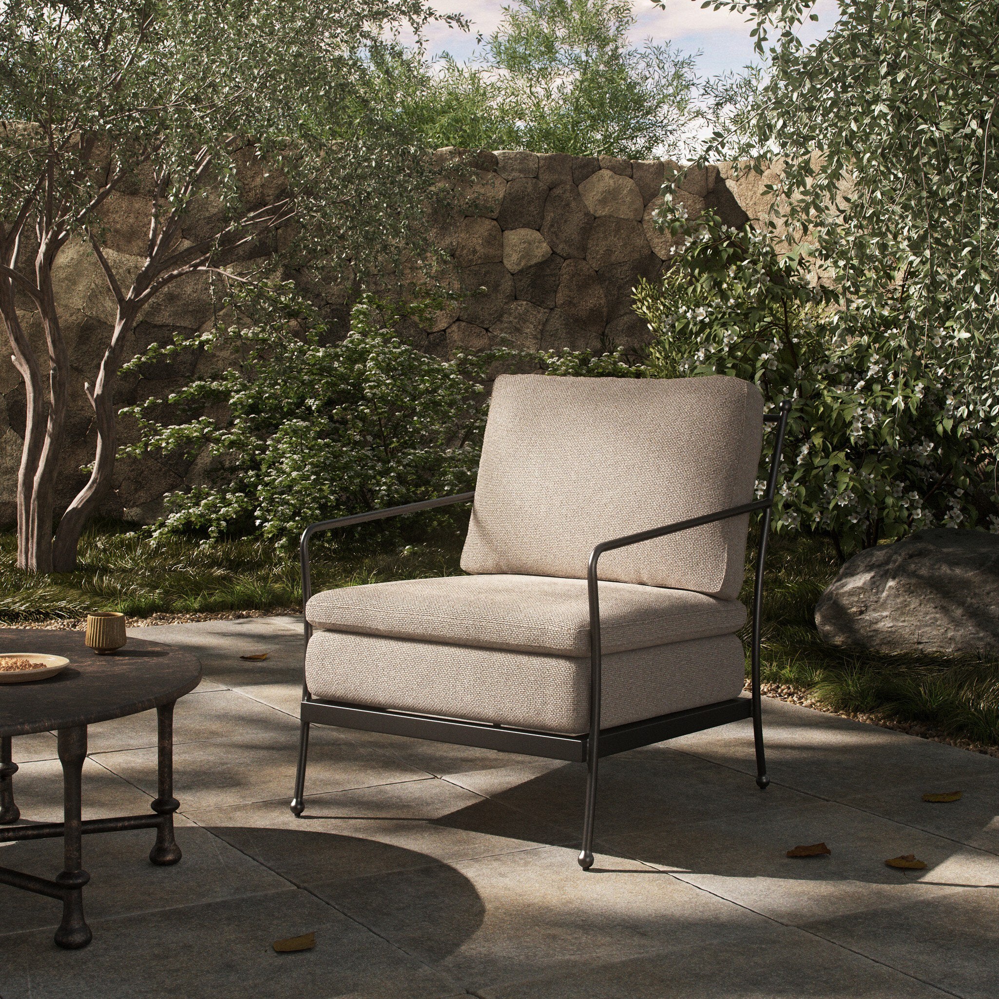 Tally Outdoor Chair - Ecru - Image 2