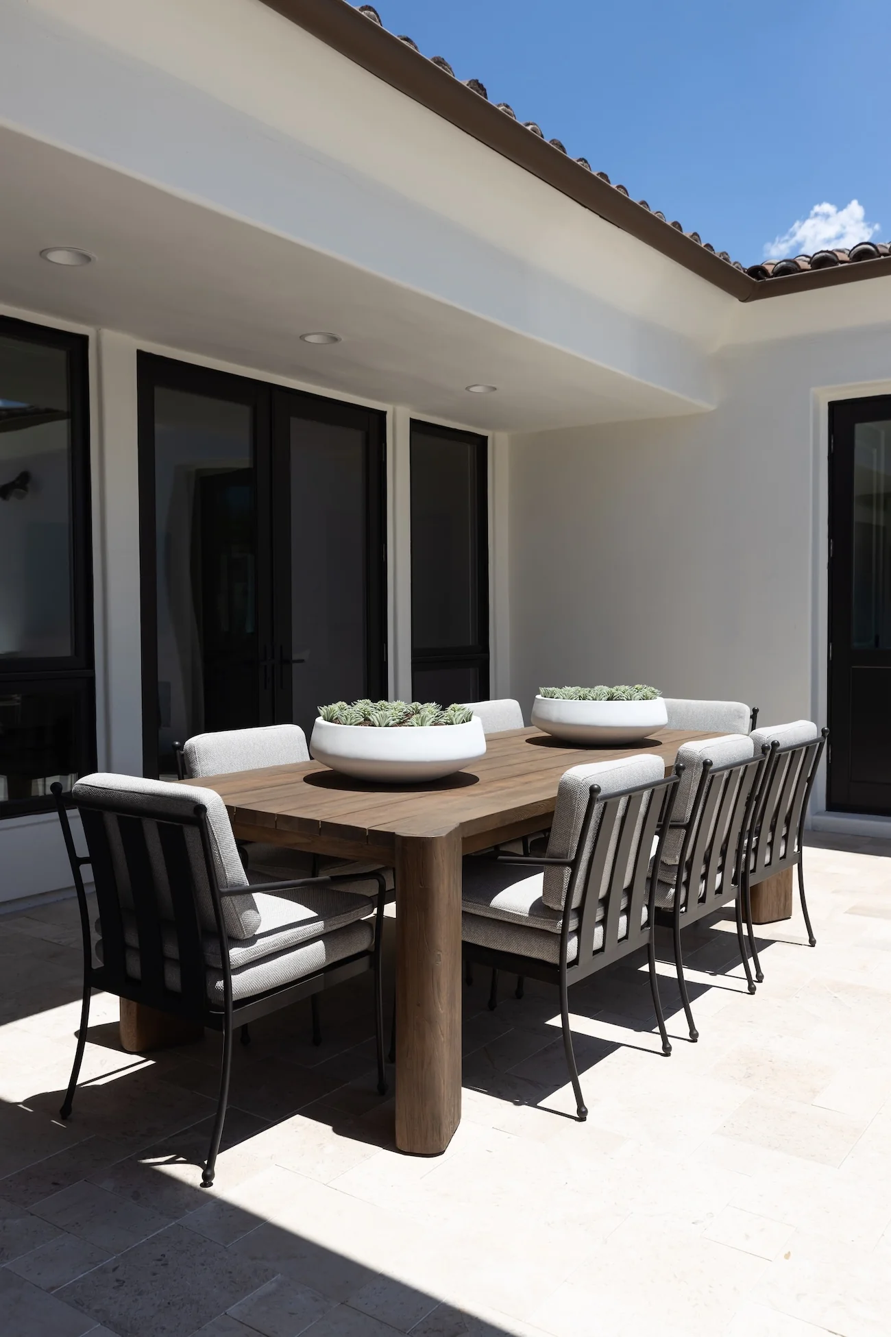 Tally Outdoor Dining Armchair - Ecru