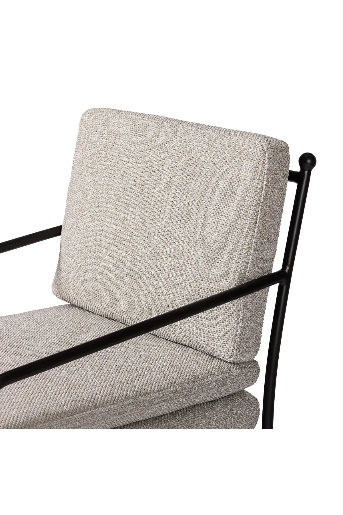 Tally Outdoor Dining Armchair - Ecru - Image 8
