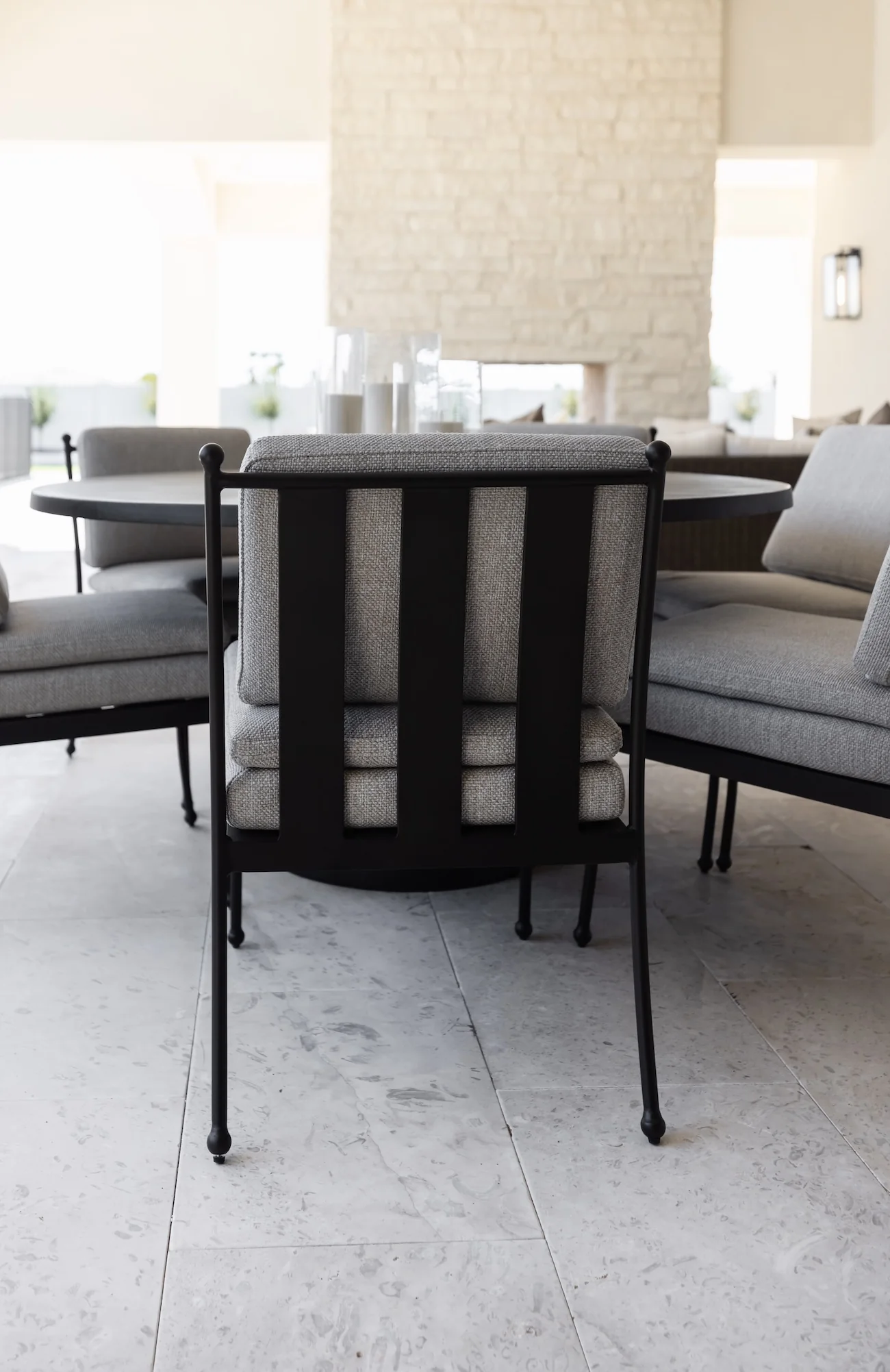 Tally Outdoor Dining Chair - Ecru - Image 8