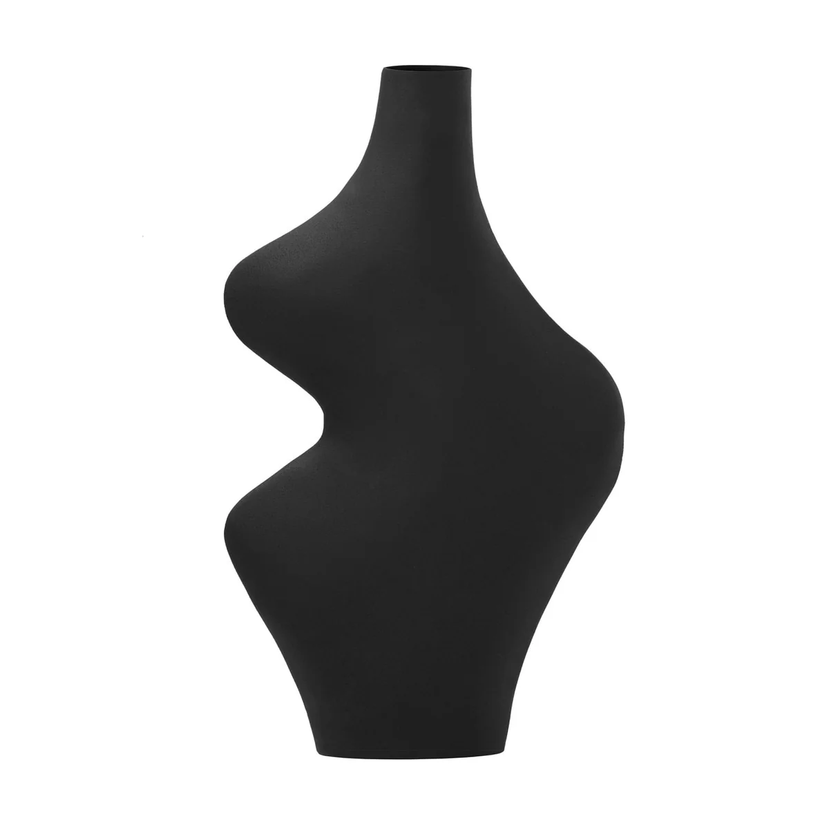 Tarri Black Steel Vase - Image 2