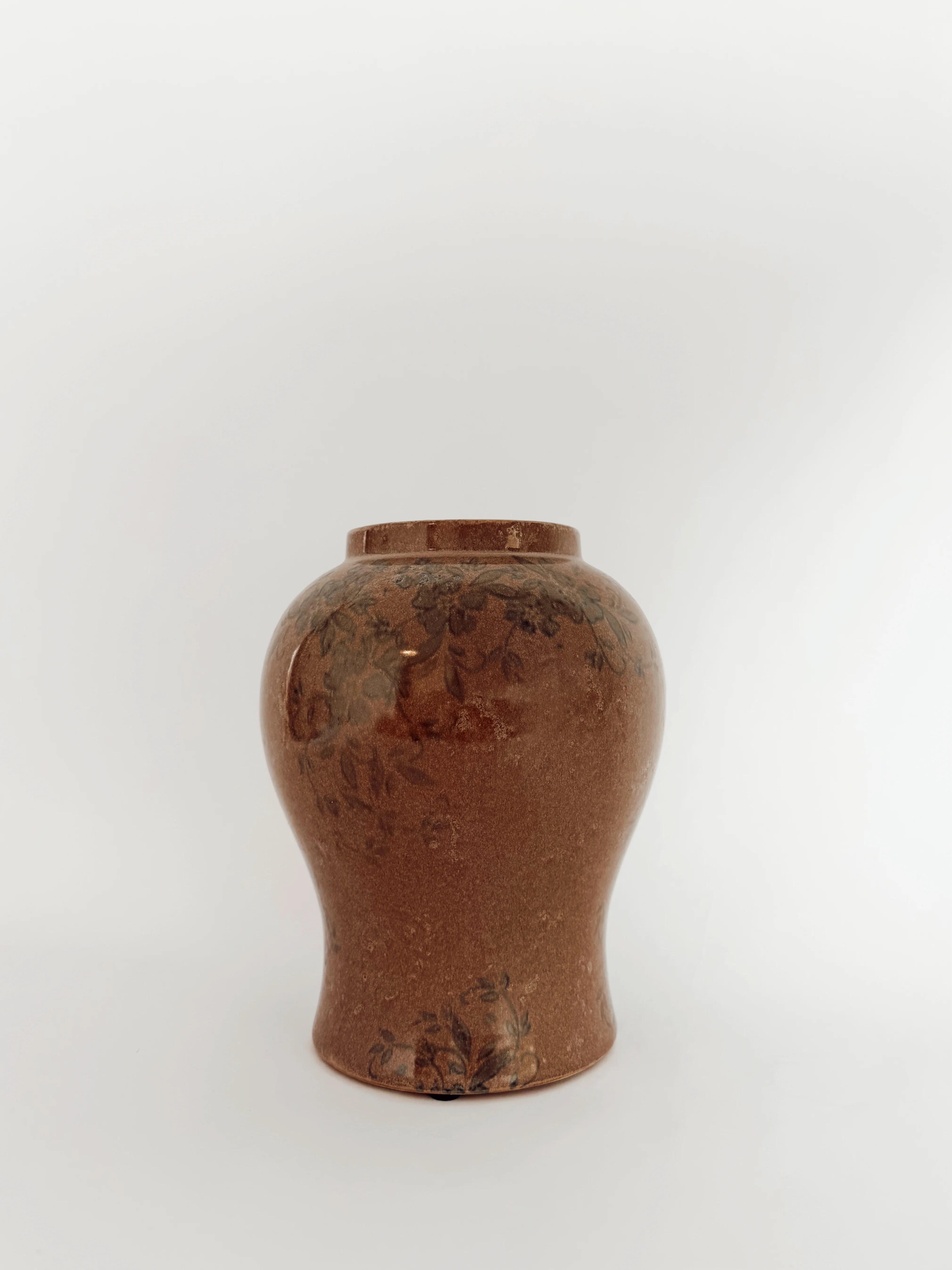 Terracotta Floral Vase - Image 2