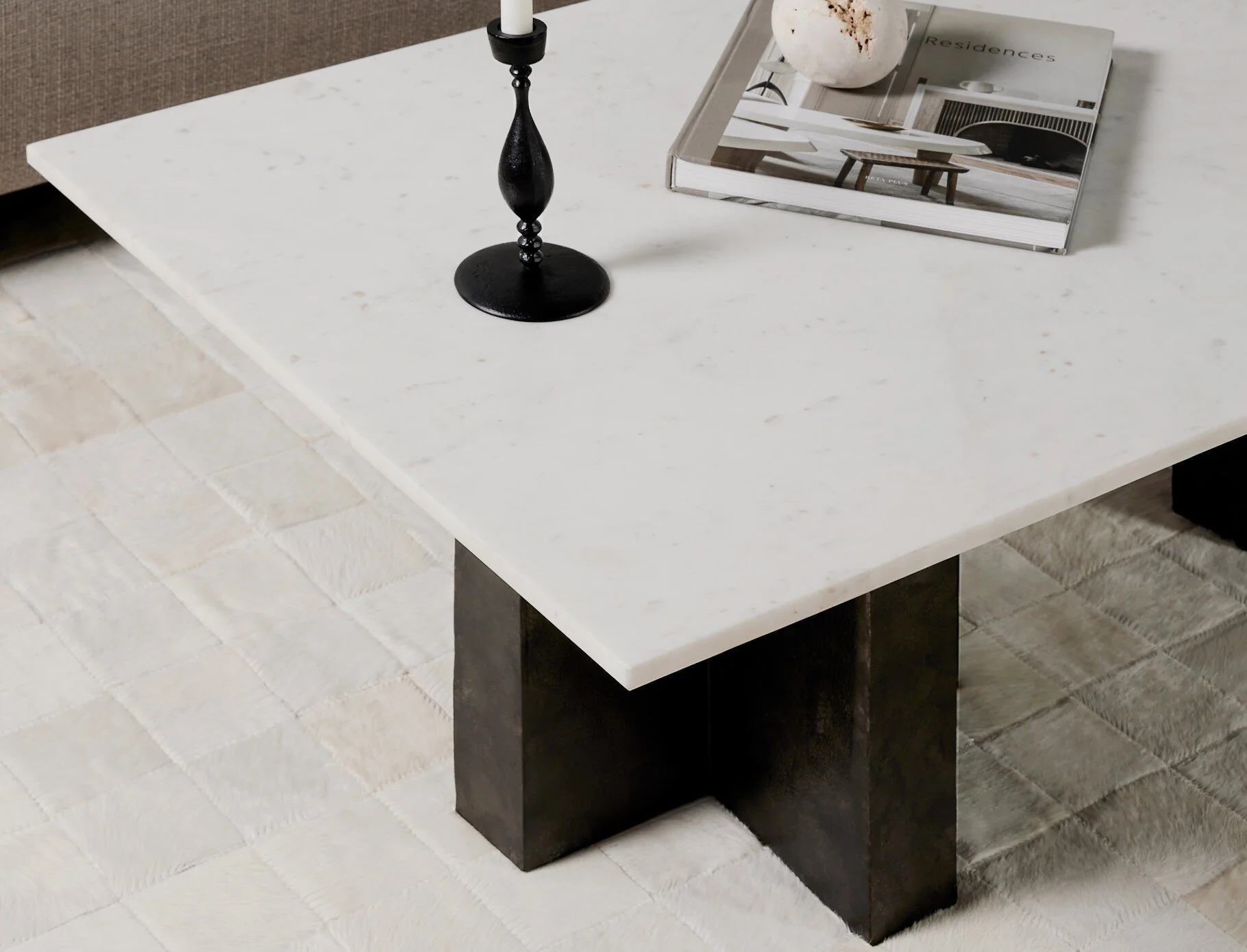 Terrell Coffee Table - White - Image 11