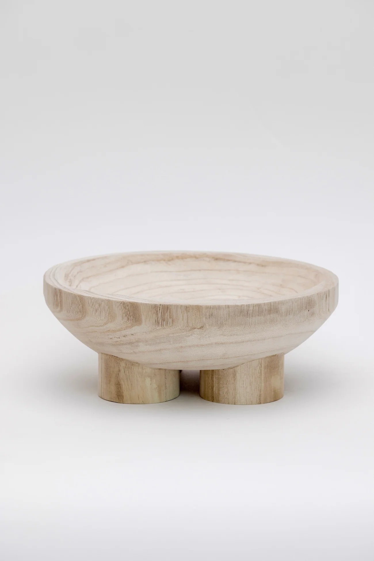 Tilly Paulownia Wood Footed Bowl