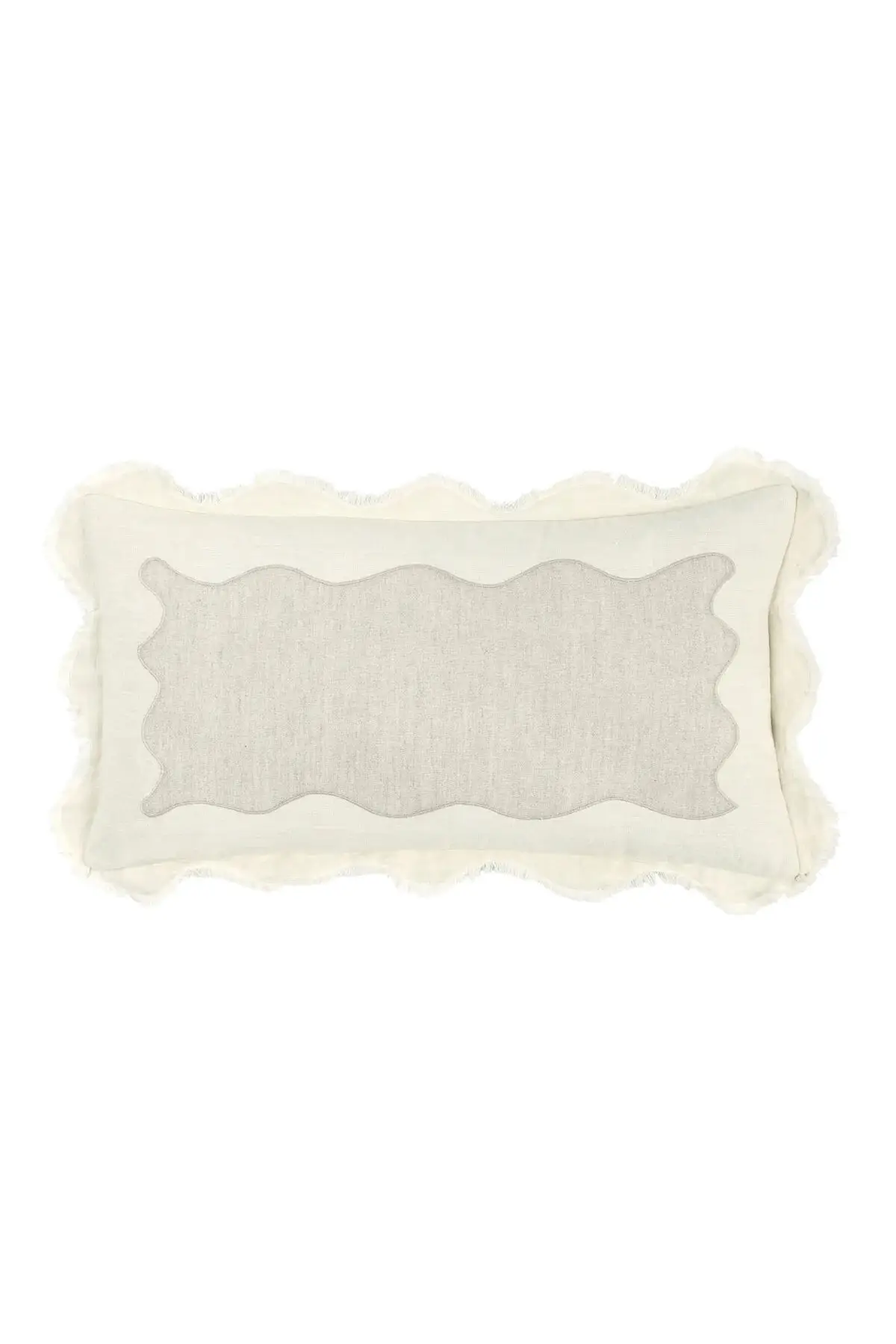 Tollo Lumbar Pillow - Natural + Ivory - 14"x26" - Set of 2
