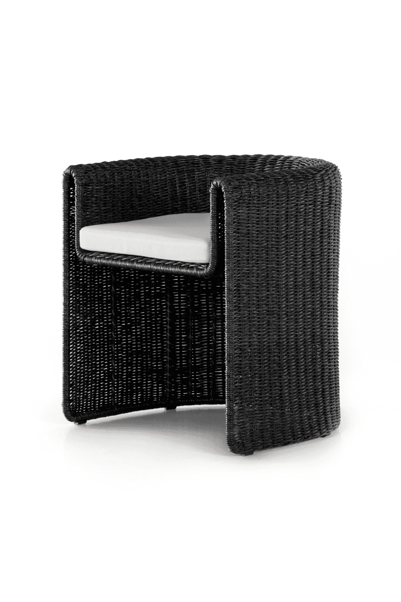 Tucson Outdoor Dining Chair - Coal - Image 3