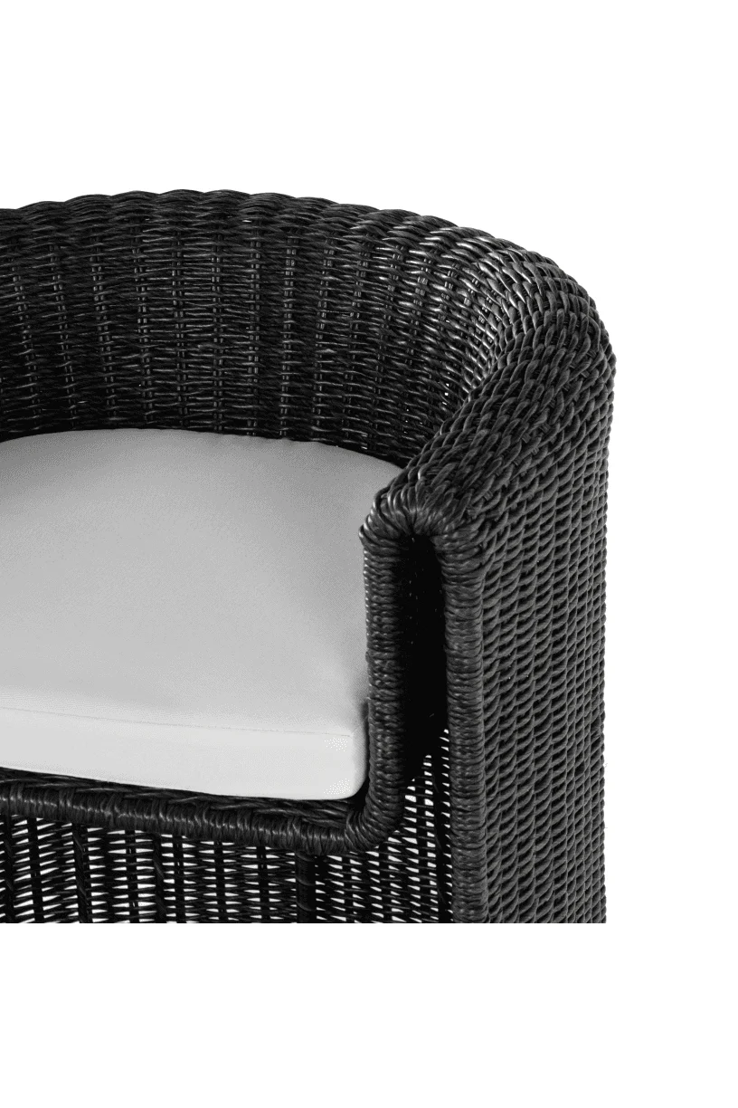 Tucson Outdoor Dining Chair - Coal - Image 7