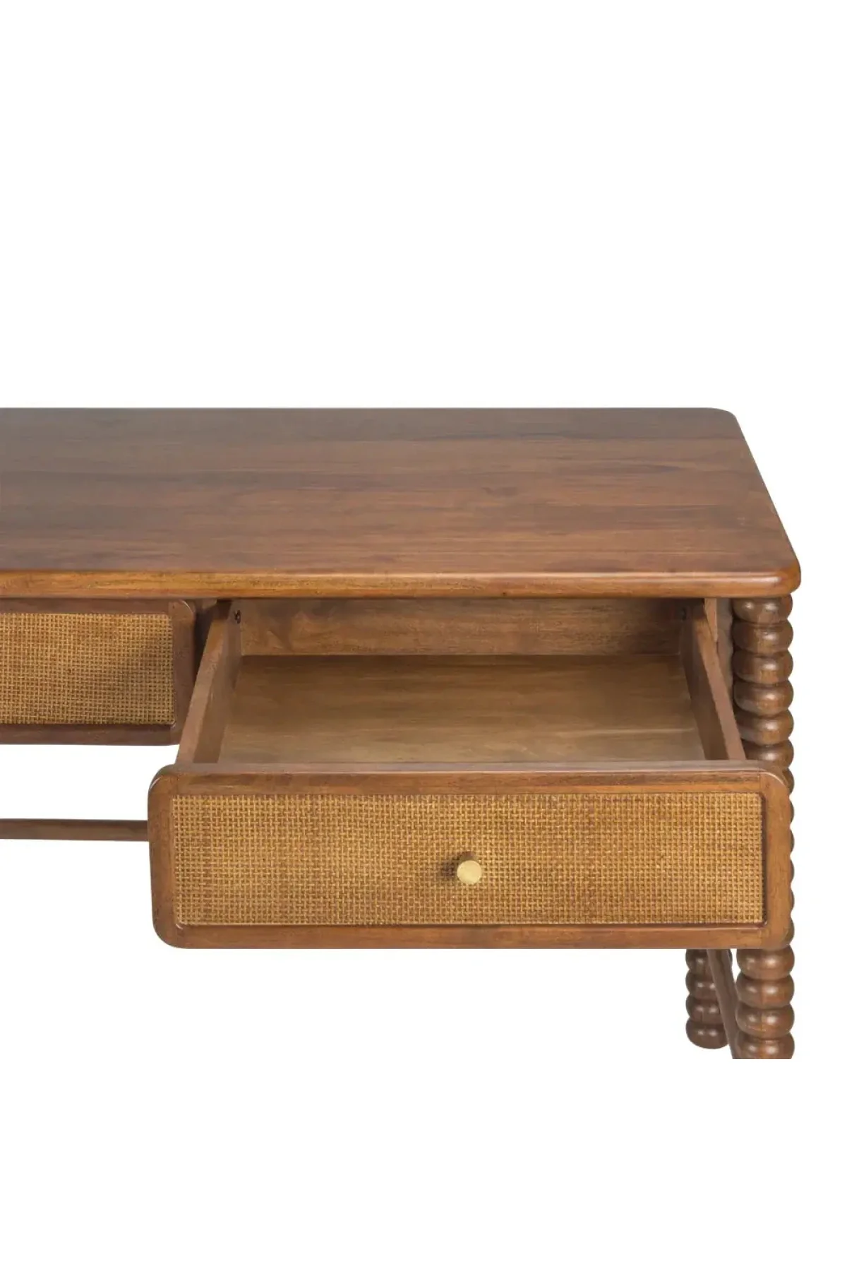 Twist Cane Solid Wood Desk - Image 7