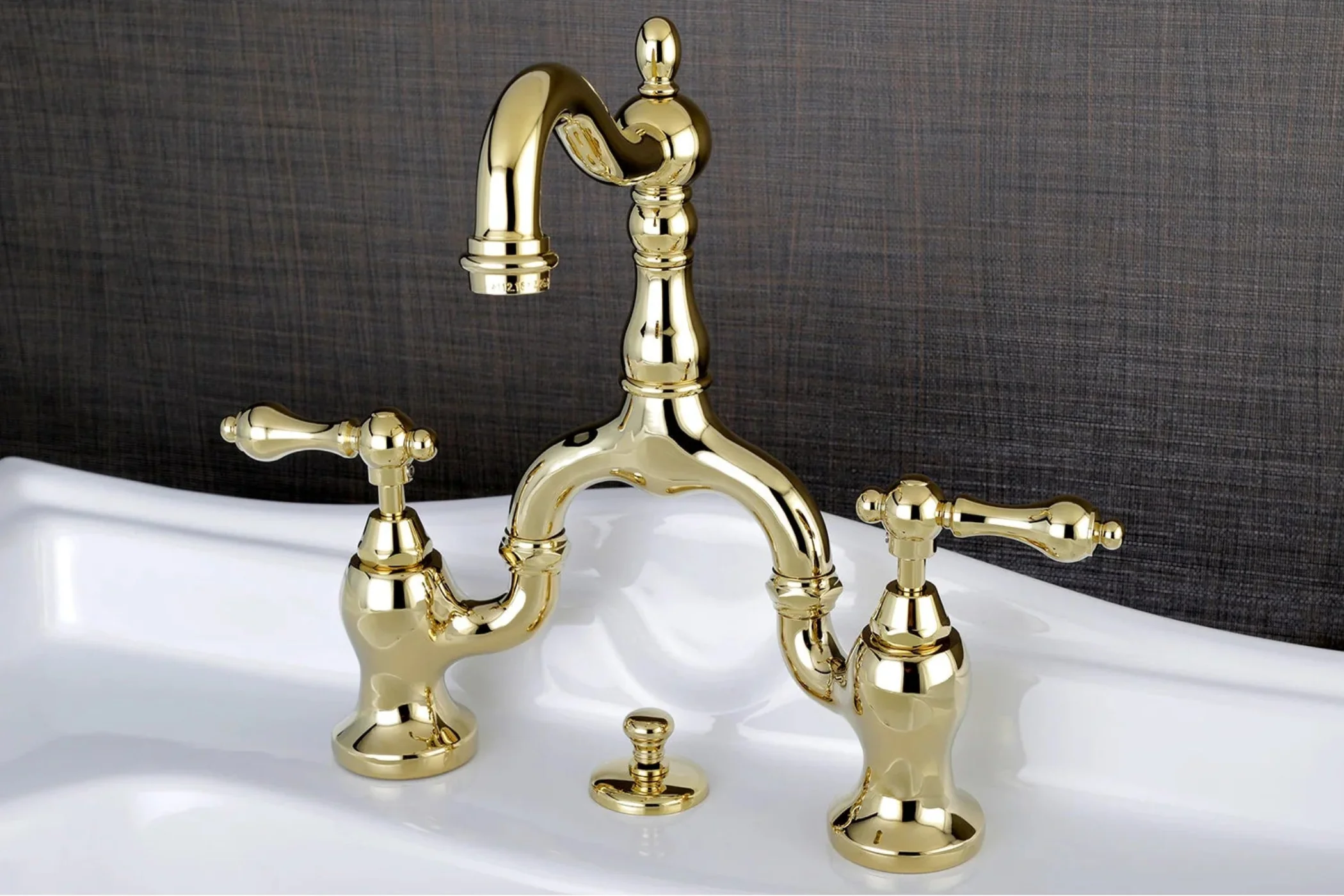 Vintage English Country Bridge Bathroom Faucet - Image 15