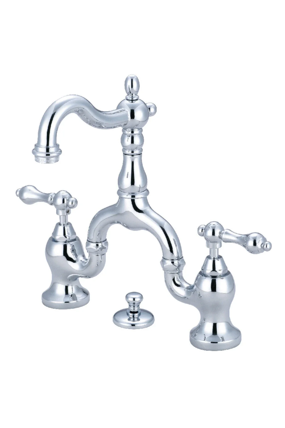 Vintage English Country Bridge Bathroom Faucet - Image 6
