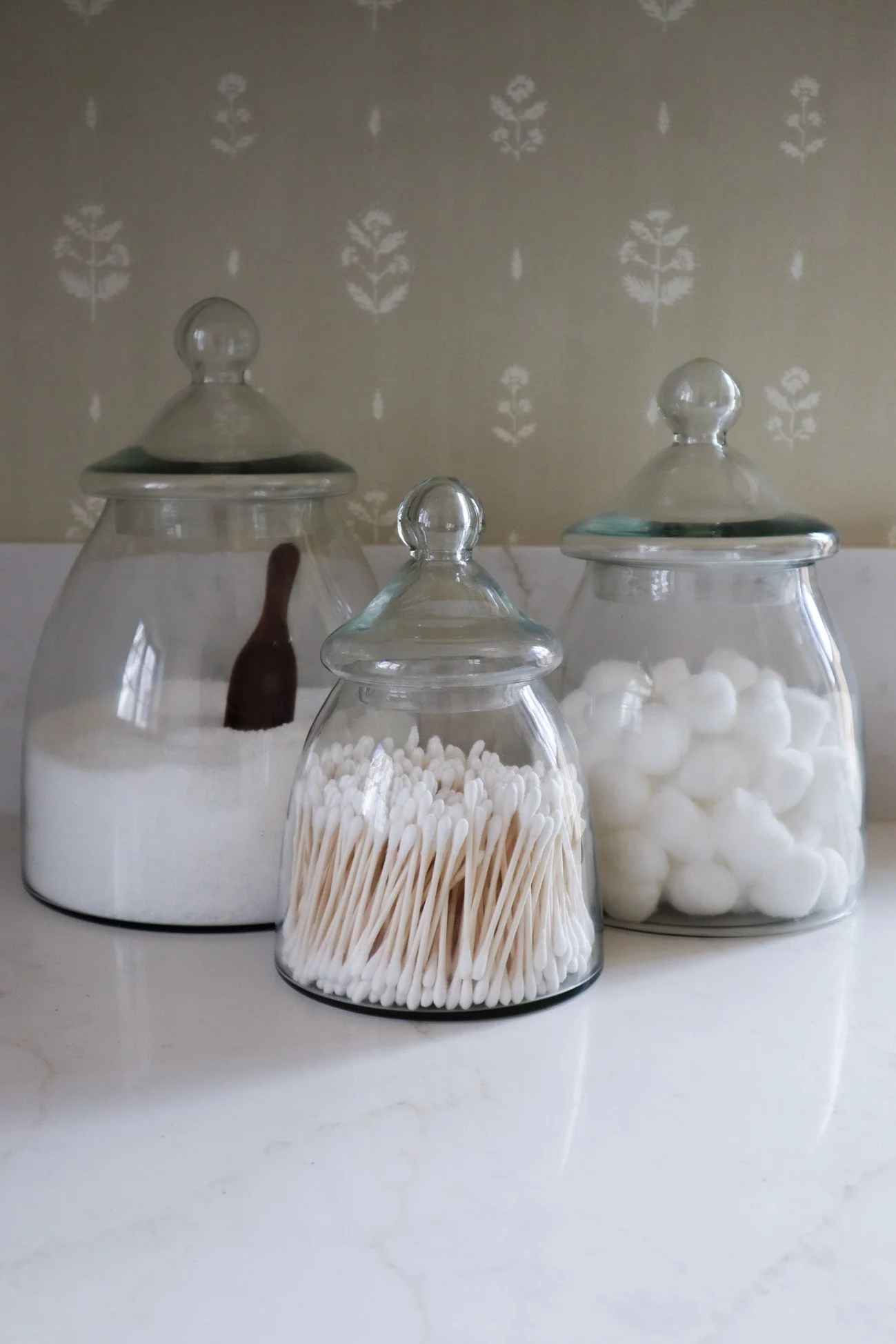 Vintage Glass Canister - 3 Sizes