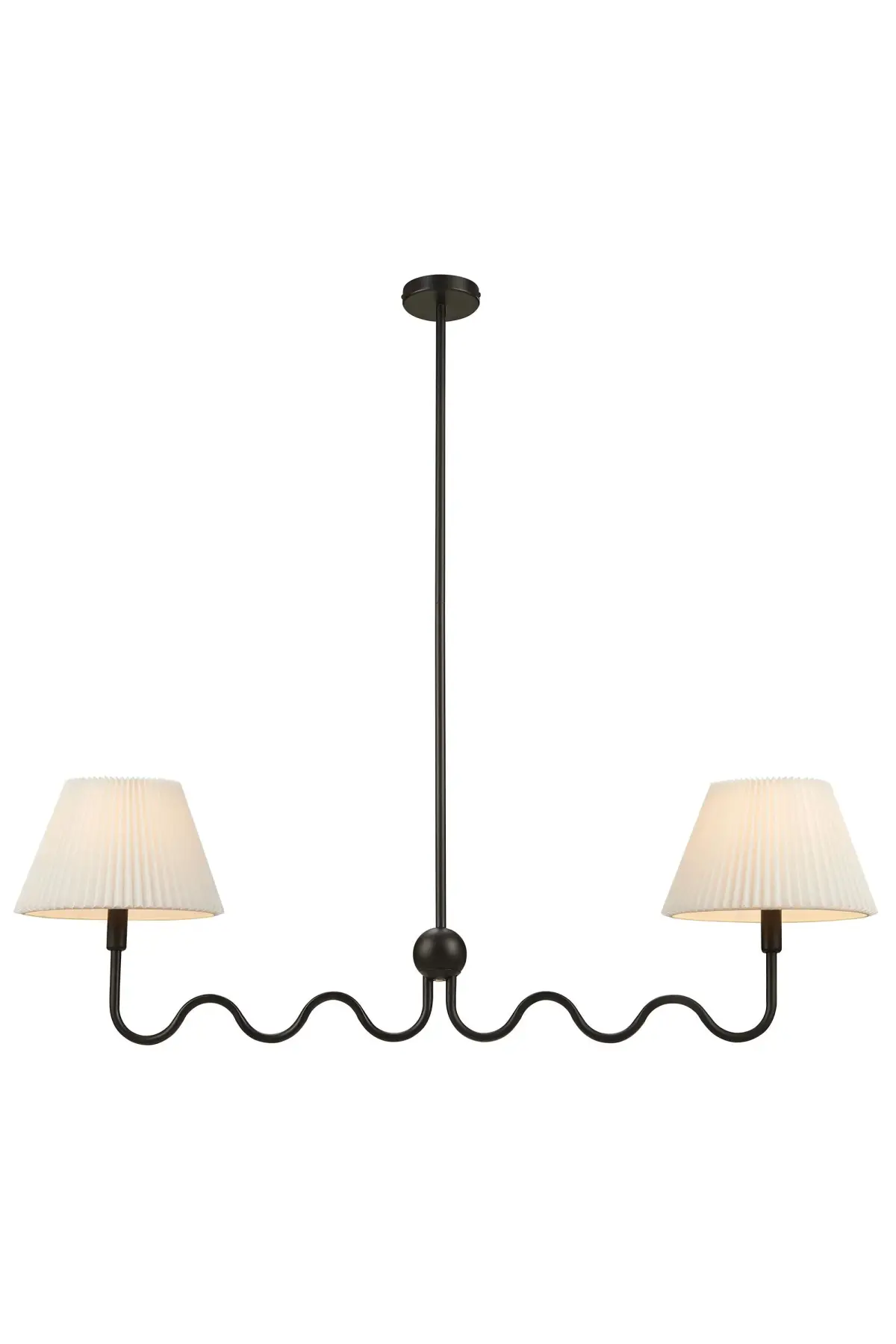 Wave Squiggle 2-Arm Pendant - Image 8