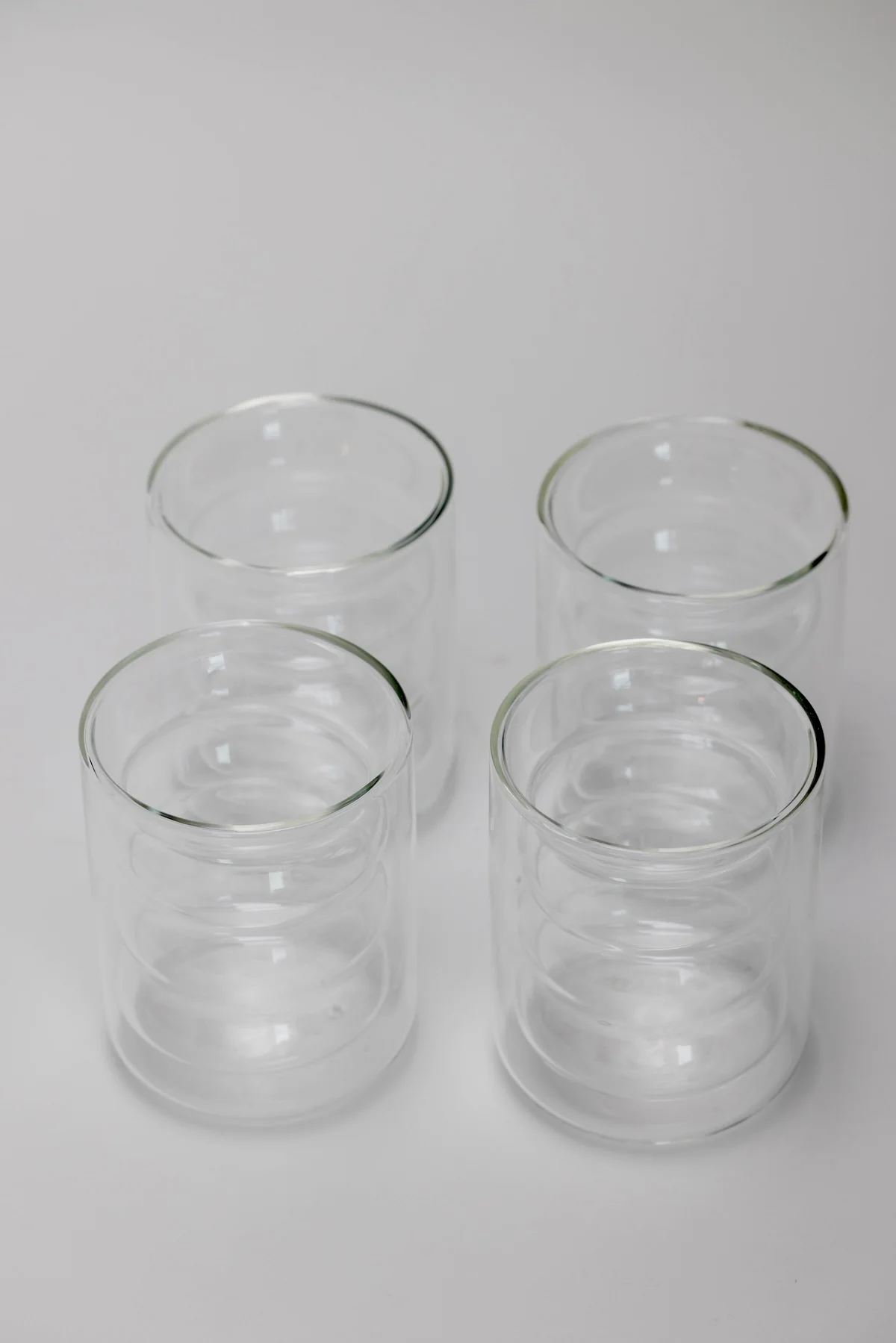 Waves Clear Water Glass - Set of 4 - Image 2