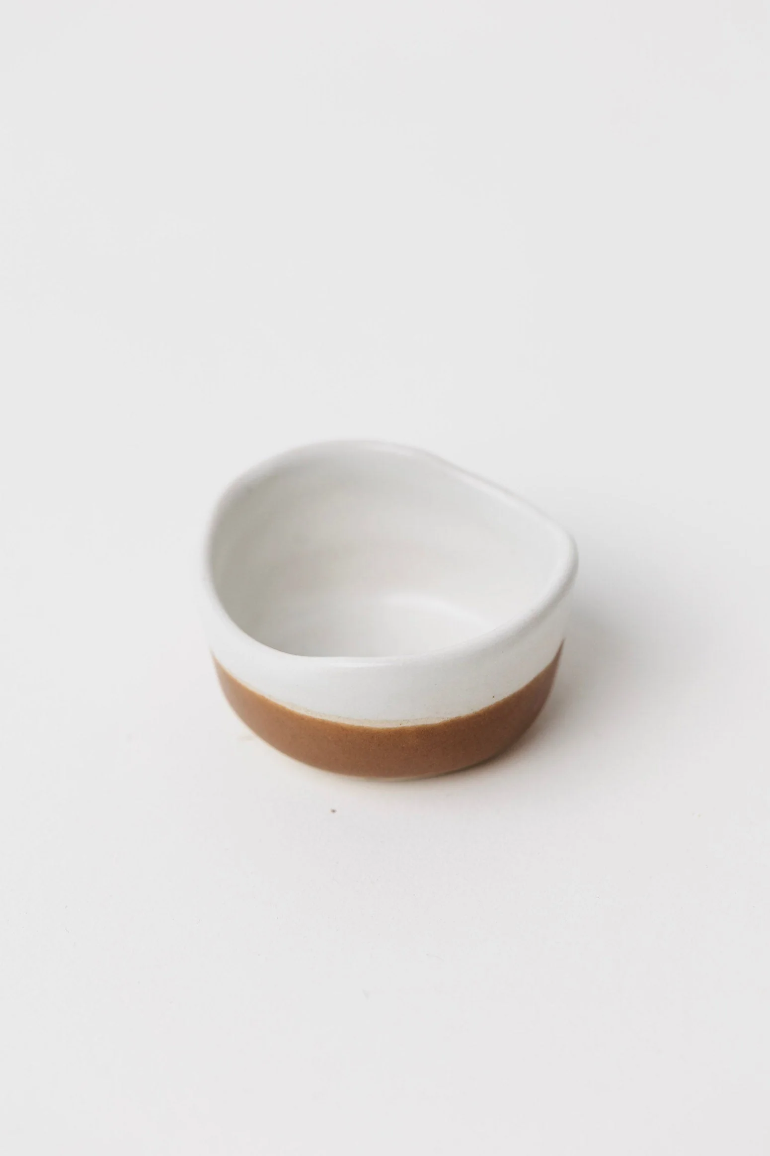 Waylon Pinch Bowl - Brown/White - Set of 4 - Image 4