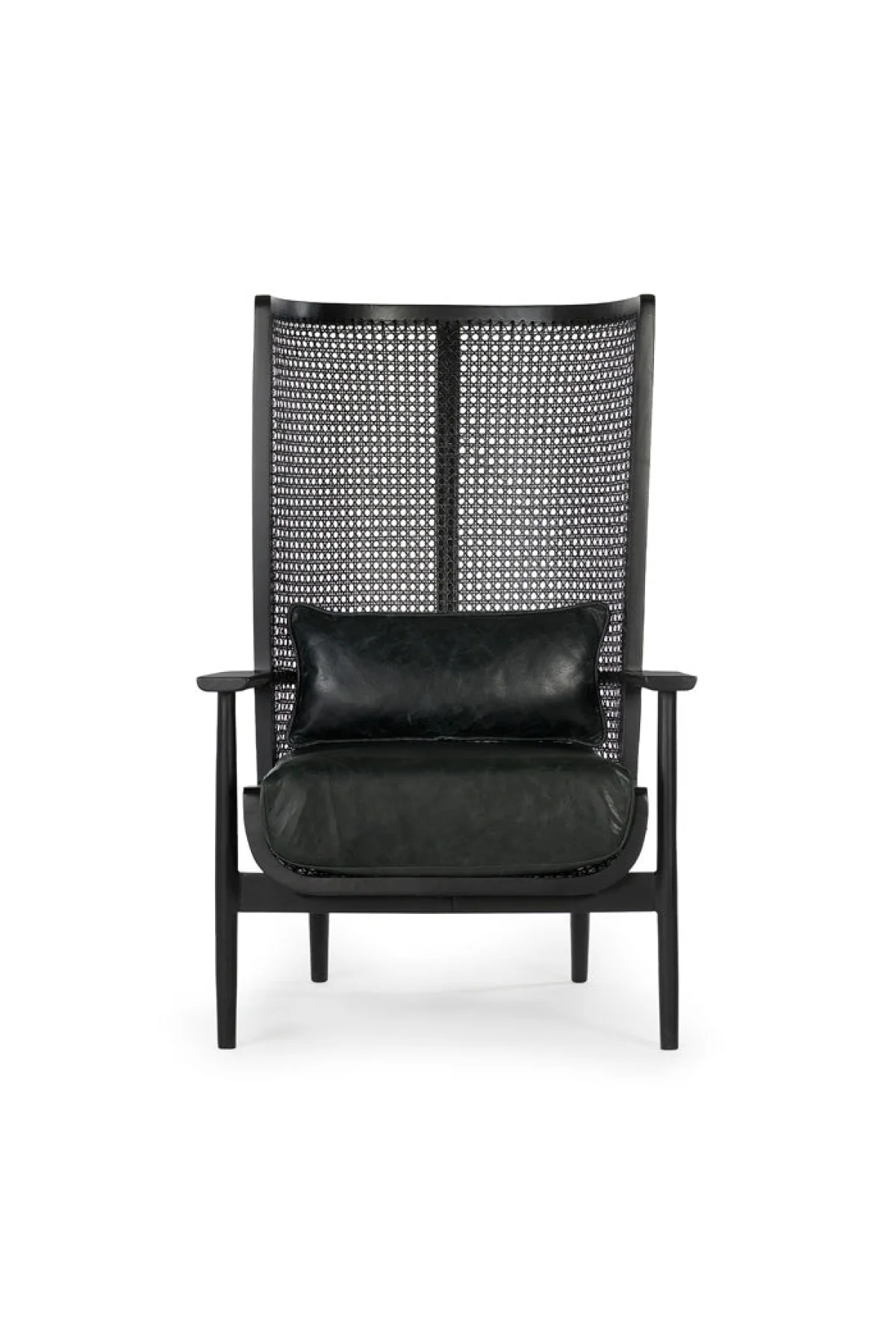 Wingman Cane Accent Chair