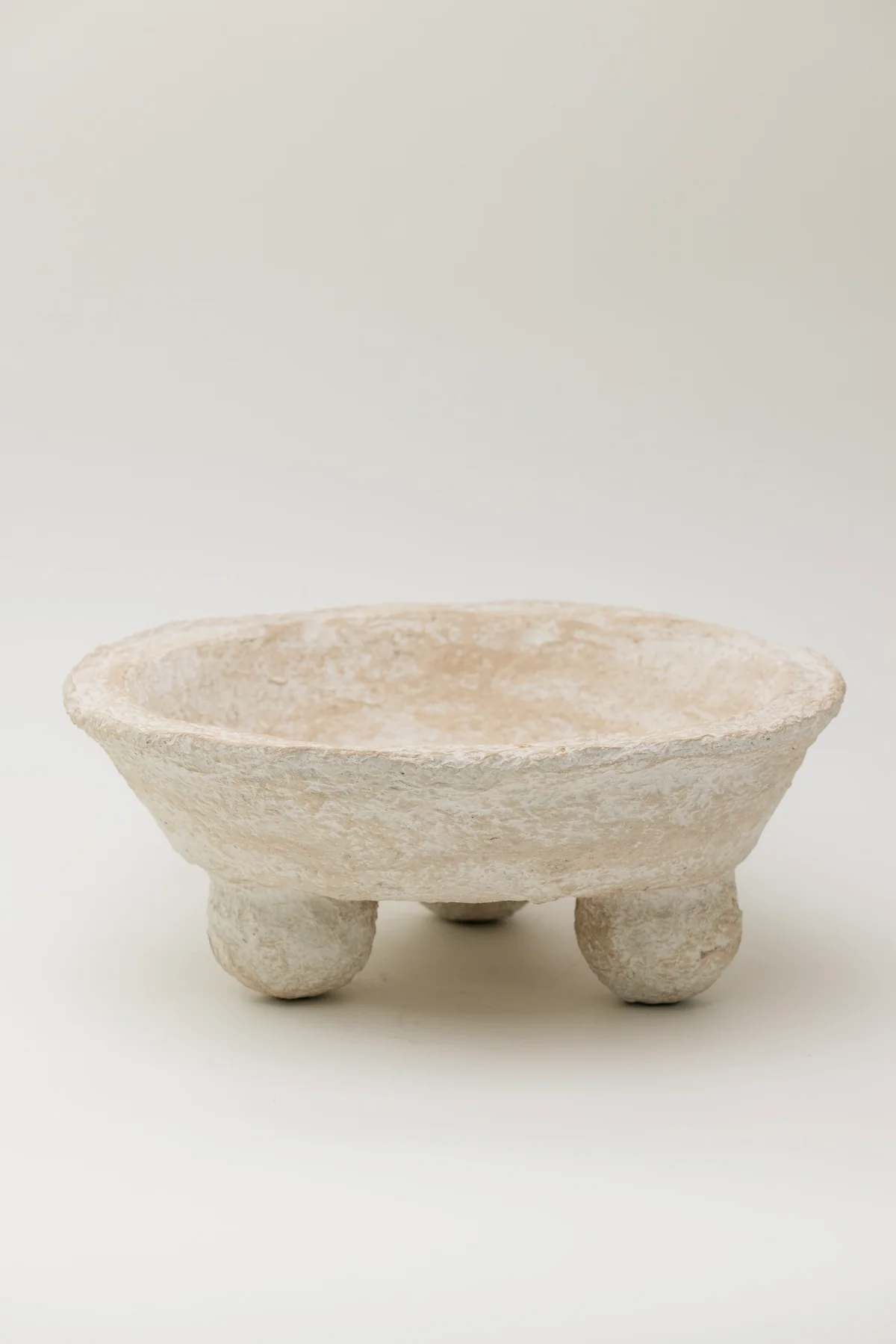Woodsen Paper Mache Footed Bowl - Image 2