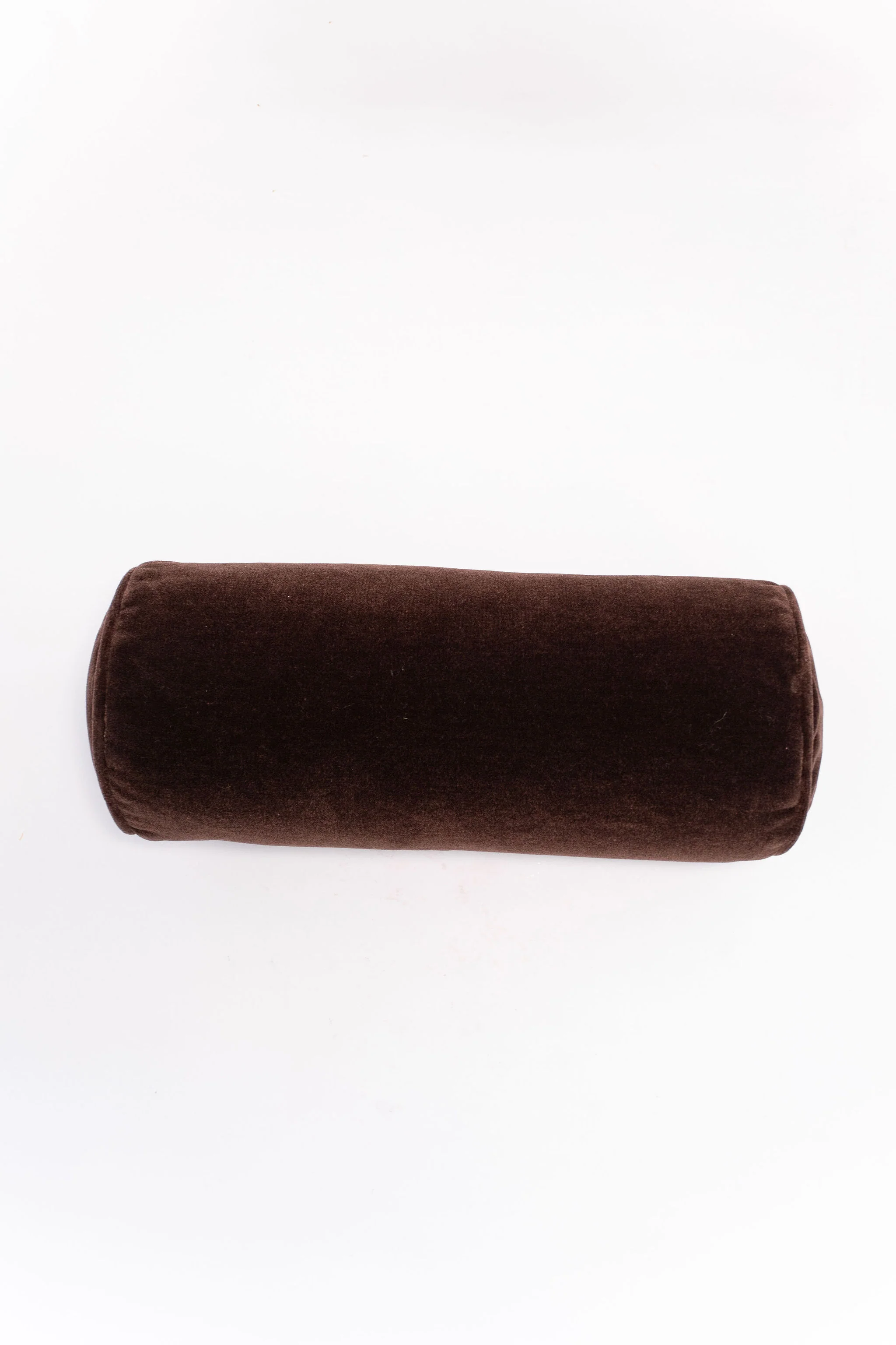 Wool Blend Bolster - Dark Brown - 8.5"x20" - Image 2