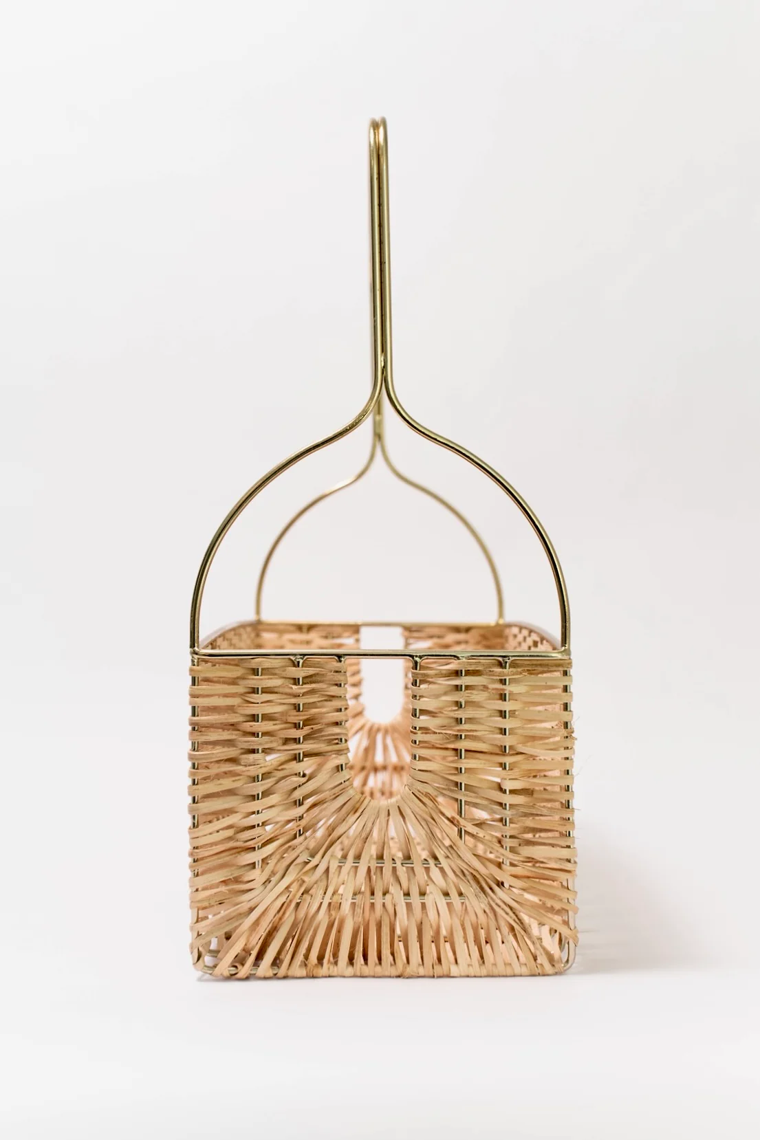 Woven Cane Caddy Basket - Image 4