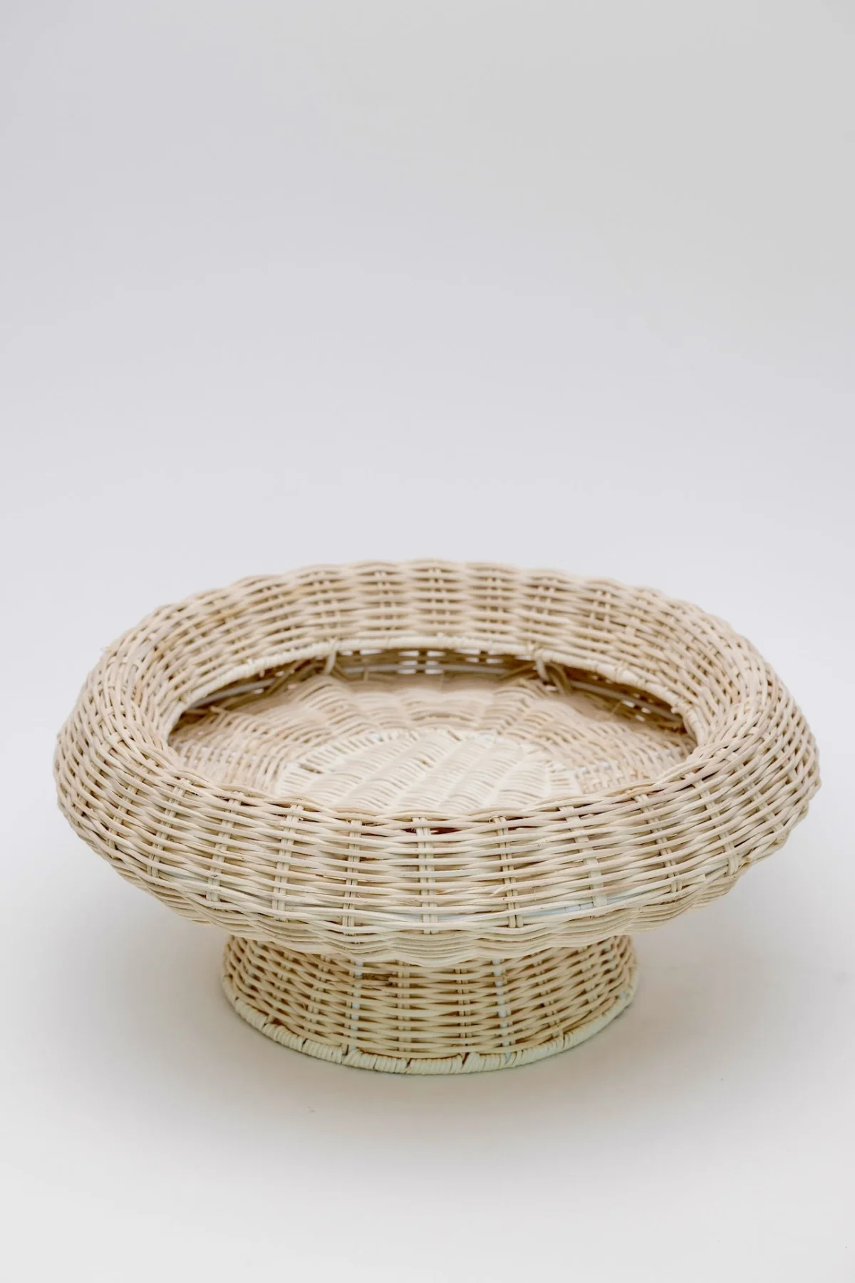 Wrenna Woven Rattan Pedestal - Image 3