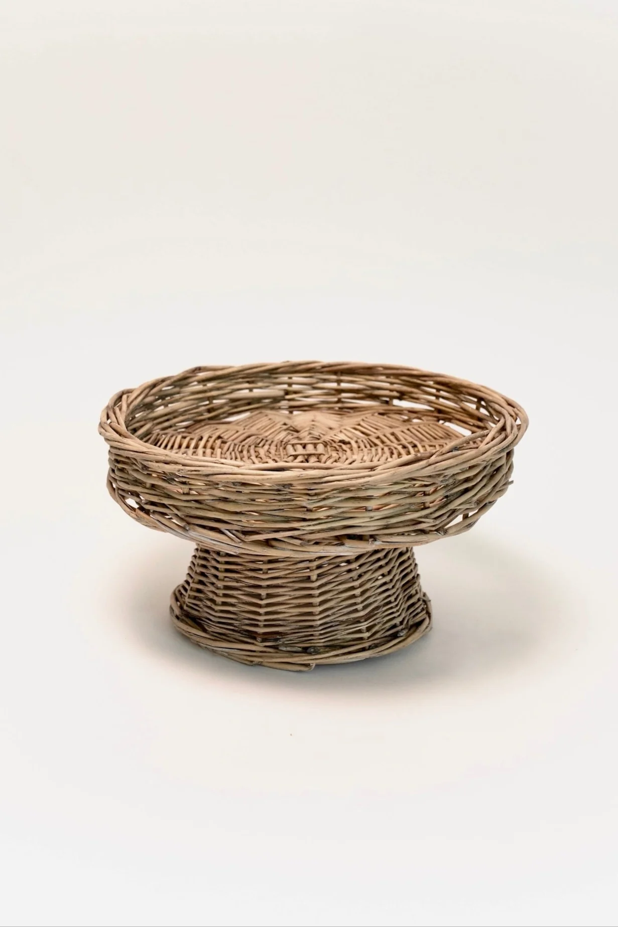 Wrigley Woven Pedestal Cake Stand