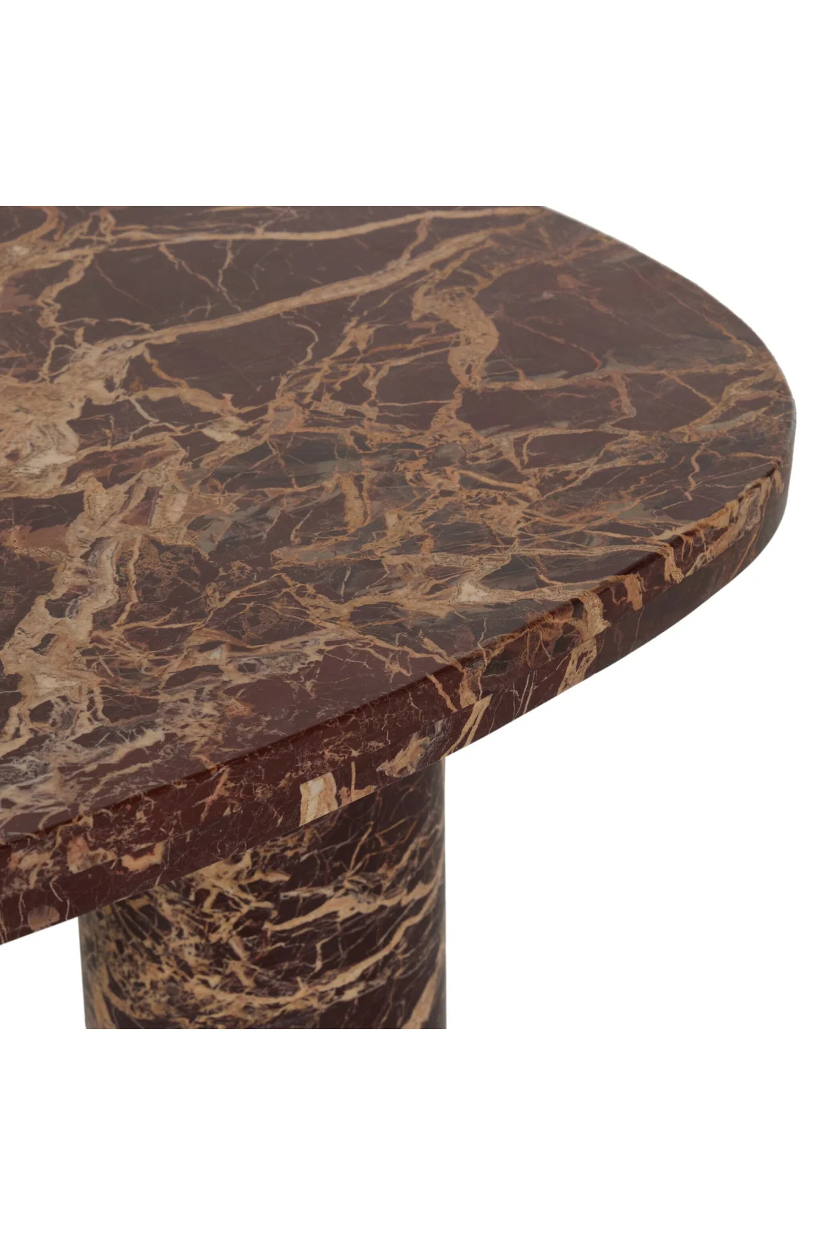 Zion Nesting Coffee Table - Merlot Marble - Image 5