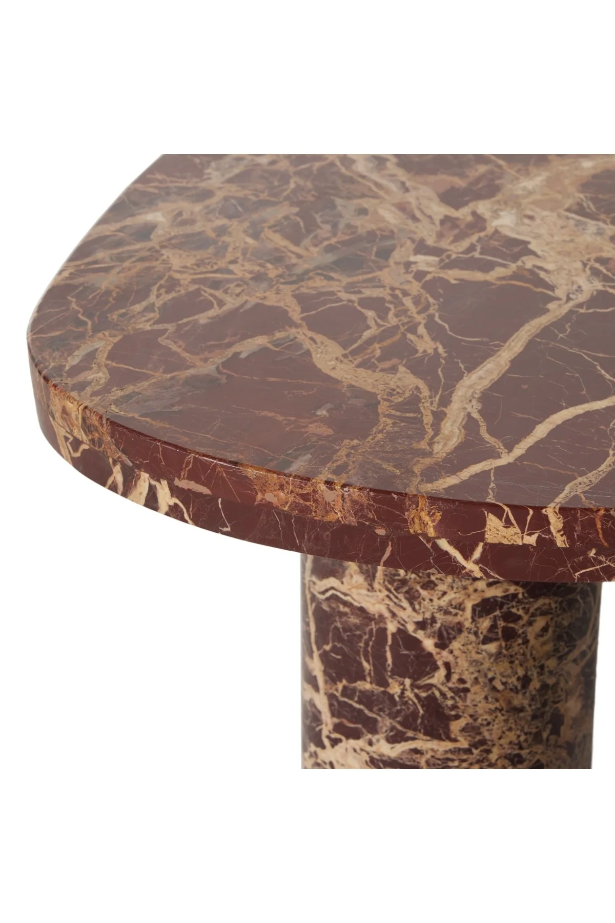 Zion Nesting Coffee Table Set - Merlot Marble - Image 8