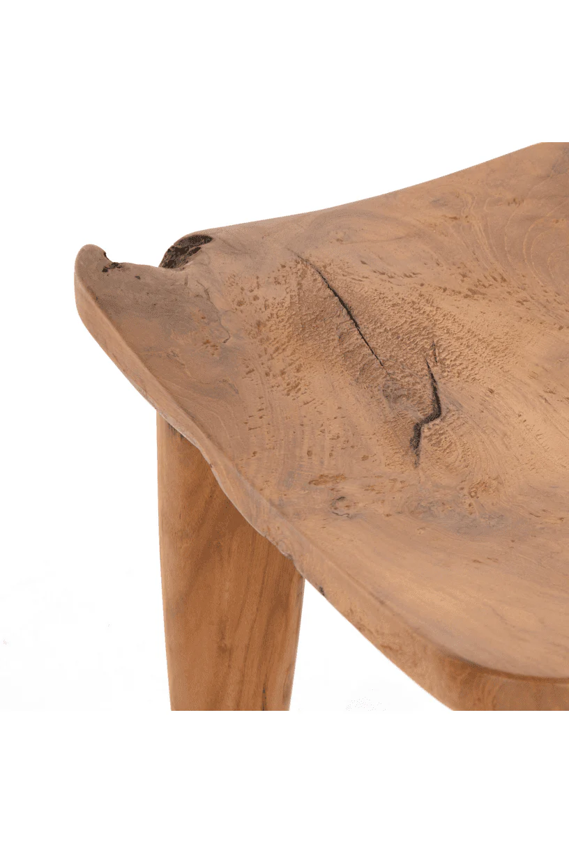 Zuri Outdoor Stool - Teak - Image 7